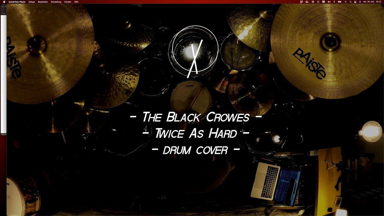 #92 The Black Crowes // Twice As Hard // Drum Cover