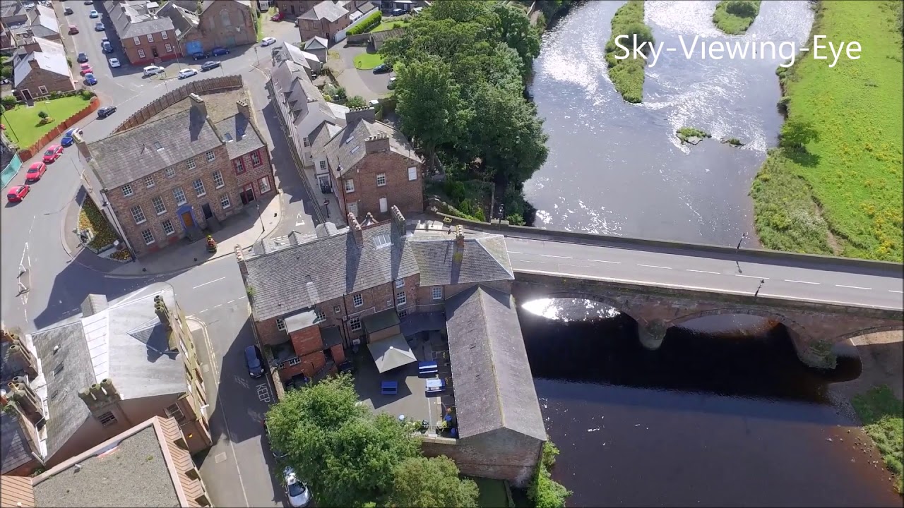 dji inspire 1 (7) River Annan  from the docks to Galabank Sports field