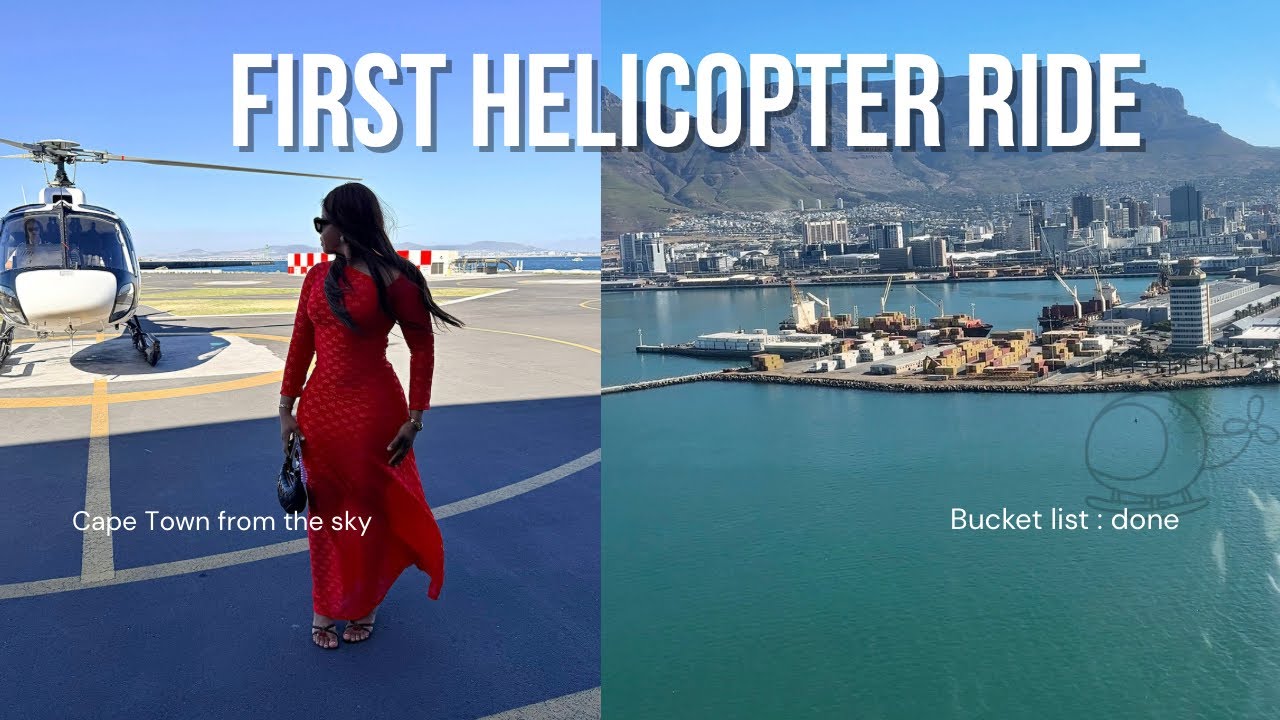 I Flew a Helicopter Over Cape Town for the First Time! Bucket List CHECK ✅