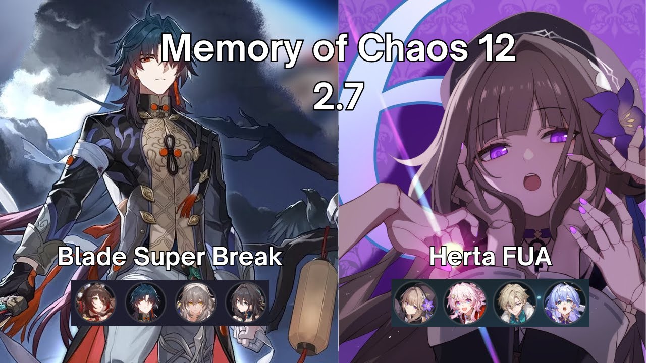 Memory of Chaos 2.7 Floor 12 | Blade Super Break & Herta FUA | Honkai: Star Rail