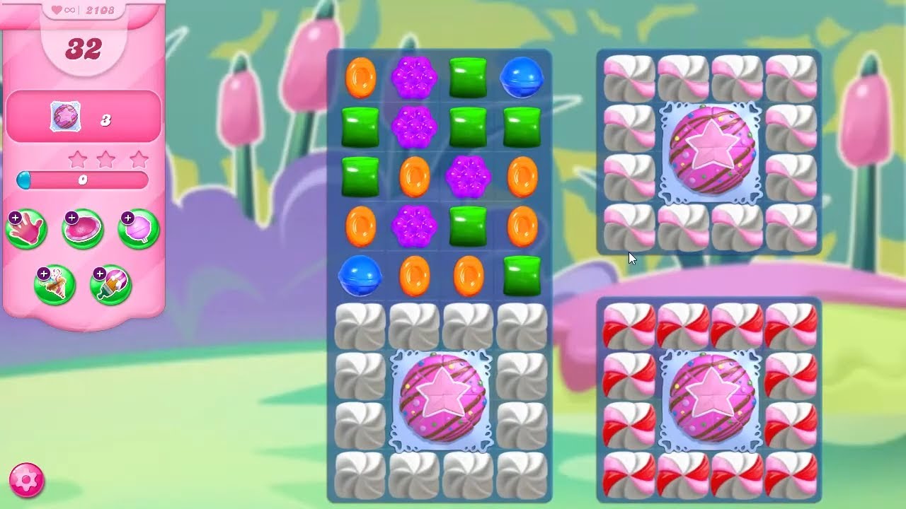 Candy Crush Saga LEVEL 2108 NO BOOSTERS (new)