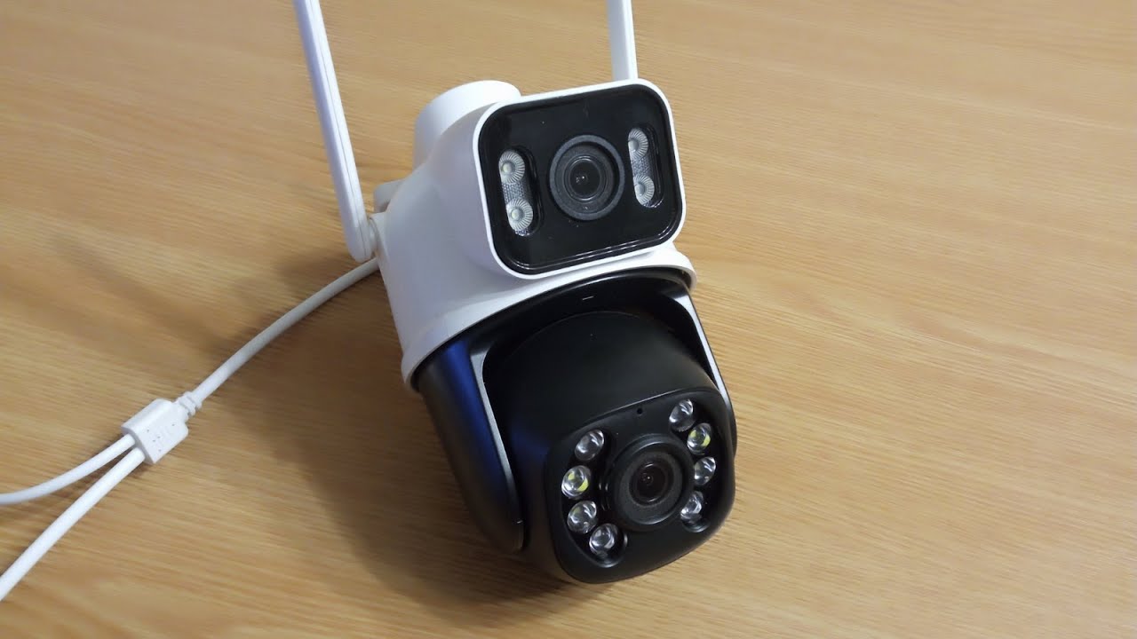 Wifi камера видеонаблюдения с двумя объективами Anbiux A8BQ с Aliexpress. Подробный обзор.