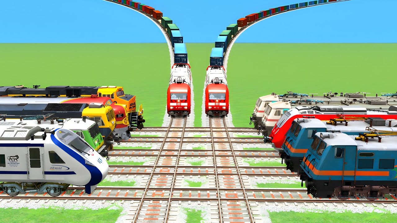 DIAMOND💎 CROSSING FLY TRAINS CROSSING 😱 RAILROAD CROSSING BEANG DRIVE