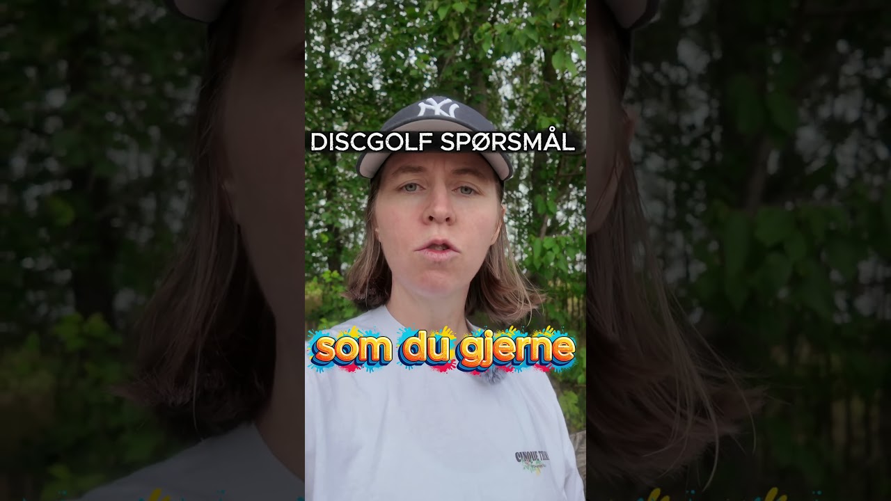 Discgolf sp&oslash;rsm&aring;l 🥏 Hva er din dumme vane p&aring; banen? #discgolfnorge #discgolf #frisbeegolf