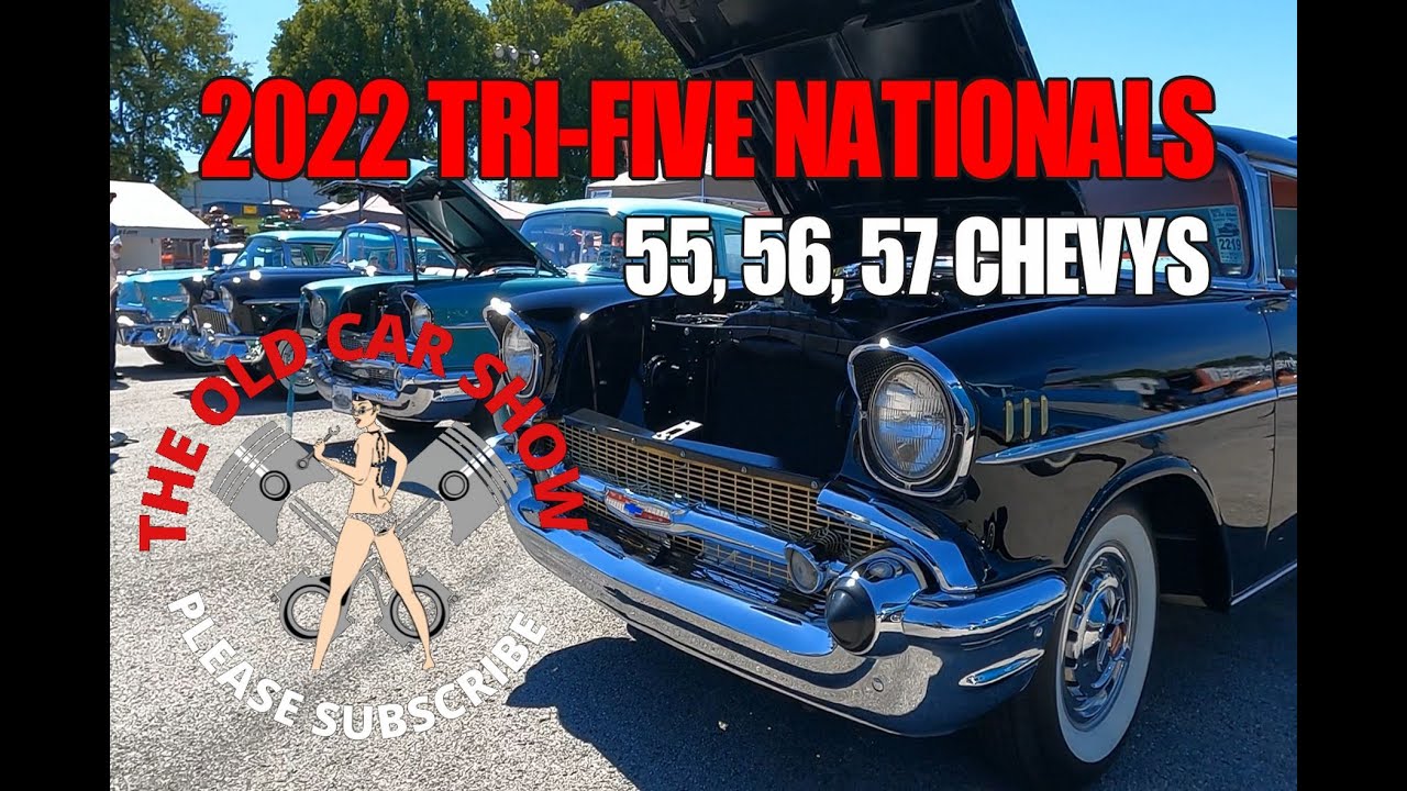 2022 TRI-FIVE NATIONALS MORE BEAUTIFUL 55 56 57 CHEVYS AT BEECH BEND RACEWAY BOWLING GREEN KENTUCKY