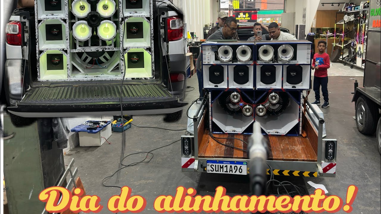 DIA DO ALINHAMENTO NA EQUIPADORA CHINA SOUND/ MOSTRANDO UM POUCO DOS PROJETOS QUE EST&Atilde;O SENDO REGUAR