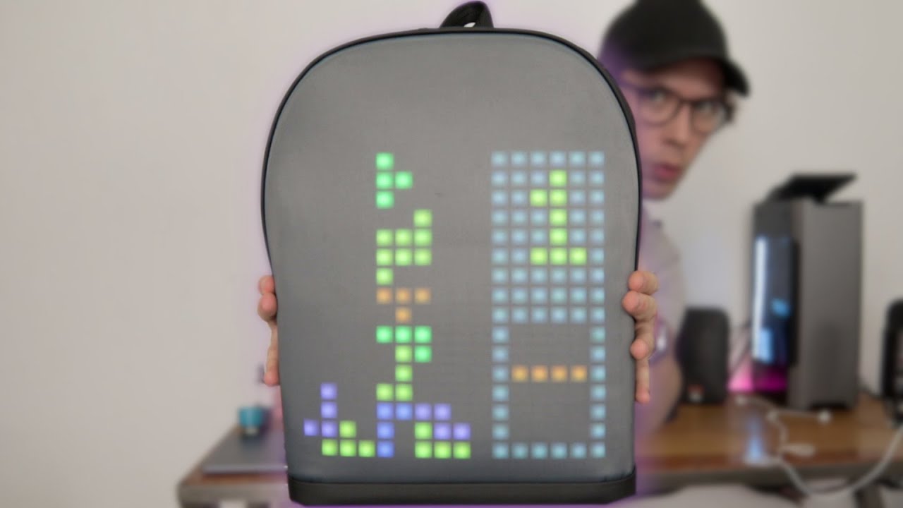Nunca habías visto una mochila que pudiera hacer esto... Divoom Pixoo Backpack Revisado