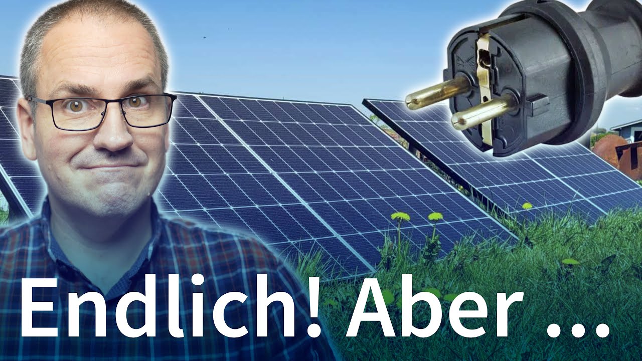 Balkonkraftwerk: Schuko-Stecker endlich erlaubt – aber mit Haken