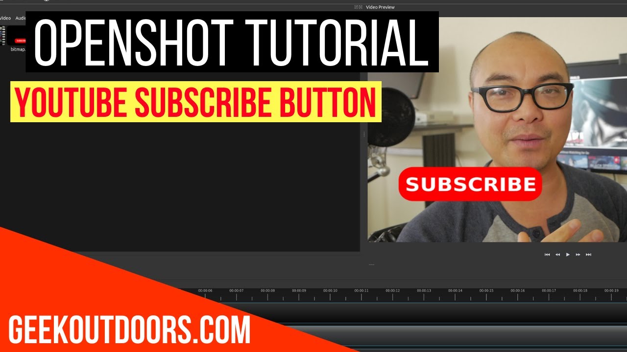 Openshot How To Create YouTube Subscribe Button With Animation | Openshot Tutorial