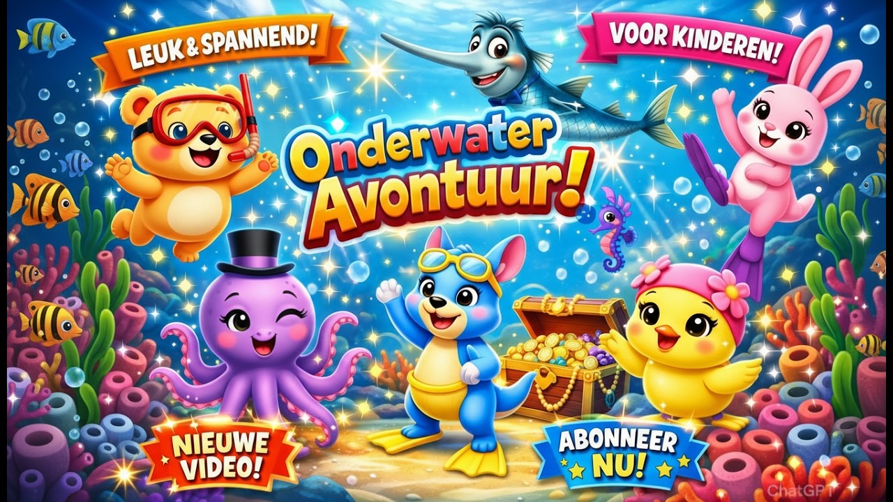 Onderwater Avontuur! 🌊 Kinderliedje over de Zee | Welo & Vriendjes #welotoonsnl #kinderliedjes