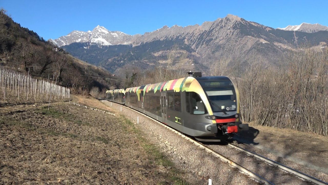FVV 30 r1 -  Ferrovia della Val Venosta - Tra Marlengo, Tel e Plaus - Inverno -  50p - YT 3