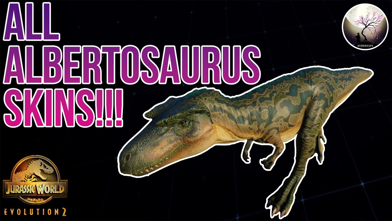 ALL ALBERTOSAURUS SKINS SHOWCASE!!! - Jurassic World Evolution 2