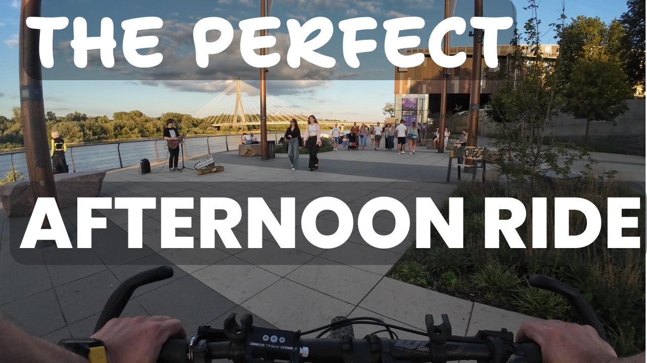Warsaw's Vistula Boulevards: A Chill POV Bike Ride (Part 2) | Letni Chill na Bulwarach (Cz. 2)