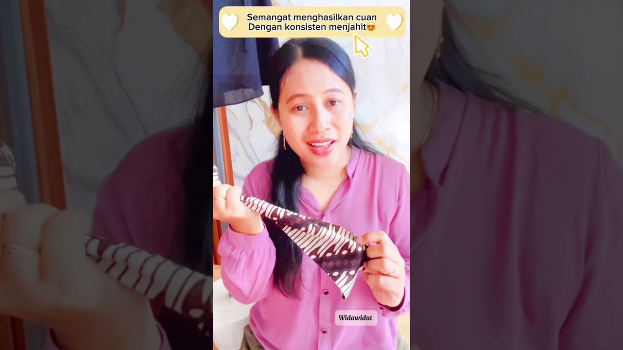 Menjahit rok span timpah 