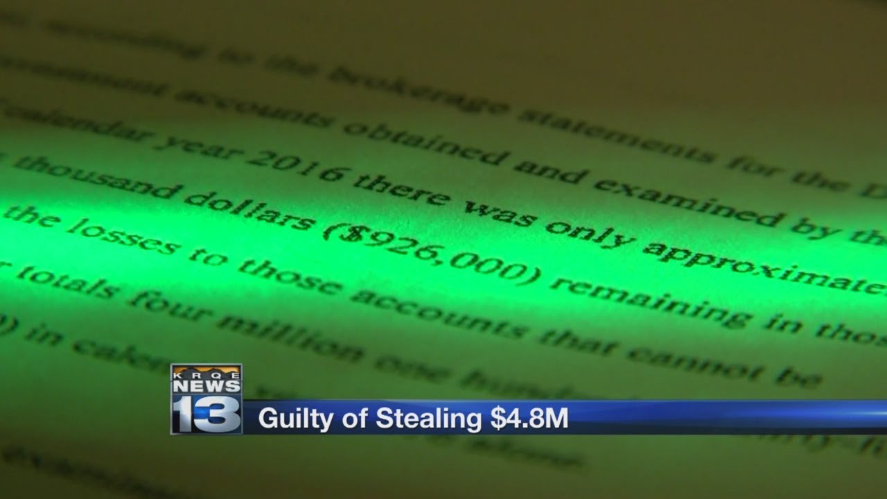 Former trust company CEO pleads admits to stealing millions from clients
