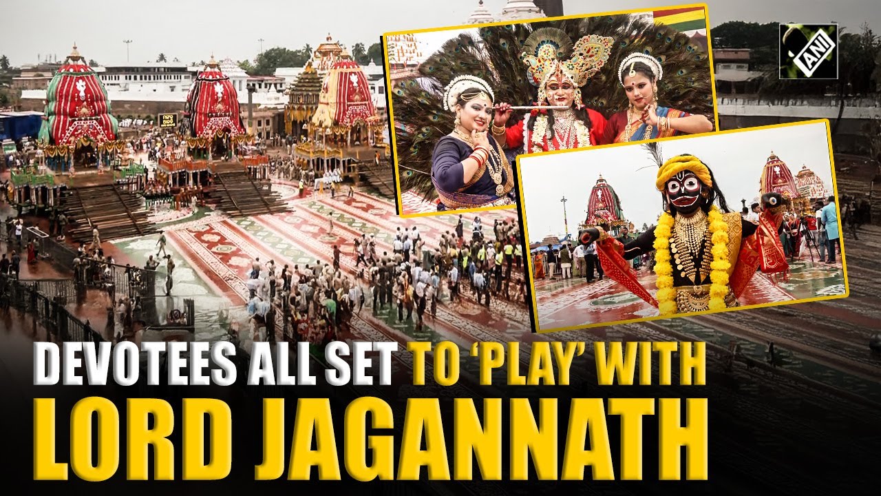 Vibrant, radiant, flamboyant devotees all set to ‘play’ with Lord Jagannath at Rath Yatra in Puri