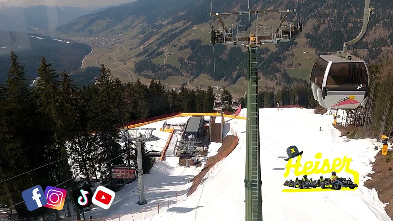 Aufstiegsanlage Vierschach - Helm im Skigebiet 3 Zinnen Dolomiten Hochpustertal