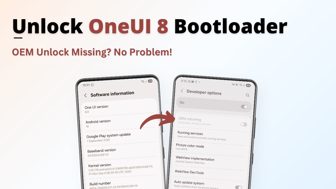 Как разблокировать загрузчик Samsung OneUI 8 | Решение проблемы разблокировки OEM (2026)