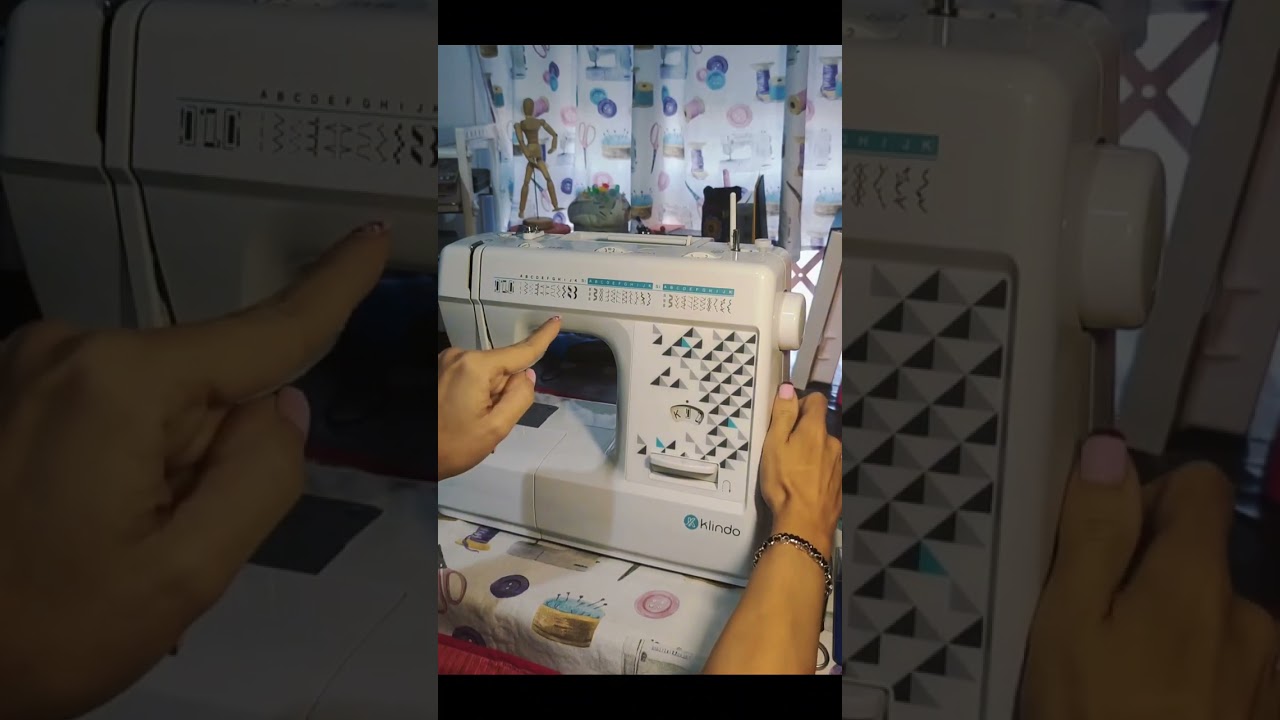 Maquina de coser KLINDO cosas básicas! #klindo#carrefour#costura#principiantes#aprender#