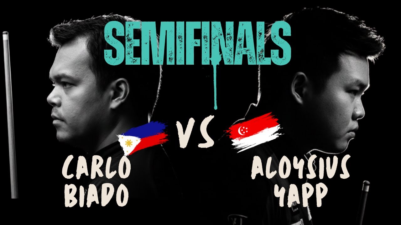 Carlo Biado vs Aloysius Yapp - 2025 Asian 10-Ball  Men's Championship - Semifinals