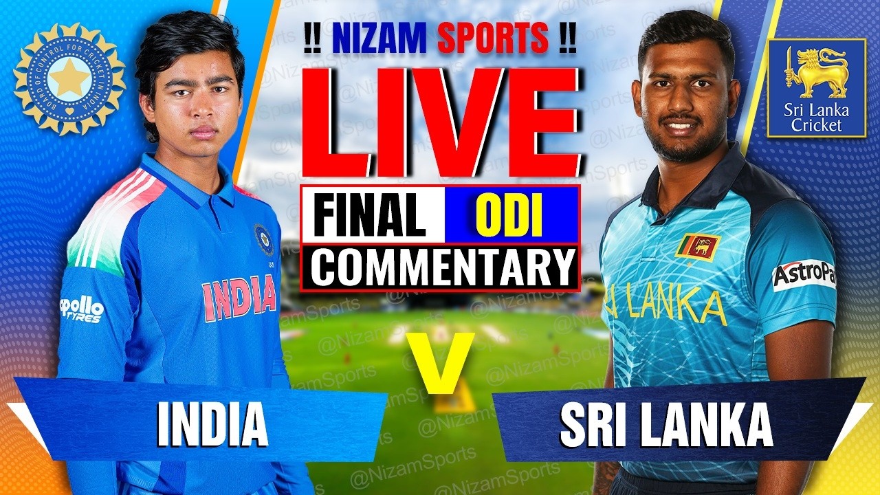 🔴Live: India vs Sri Lanka | Final ODI | Live Cricket Score & Commentary