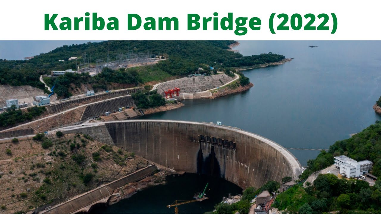 The Kariba Dam Bridge between Zambia and Zimbabwe on the Biggest Man Made Lake 
