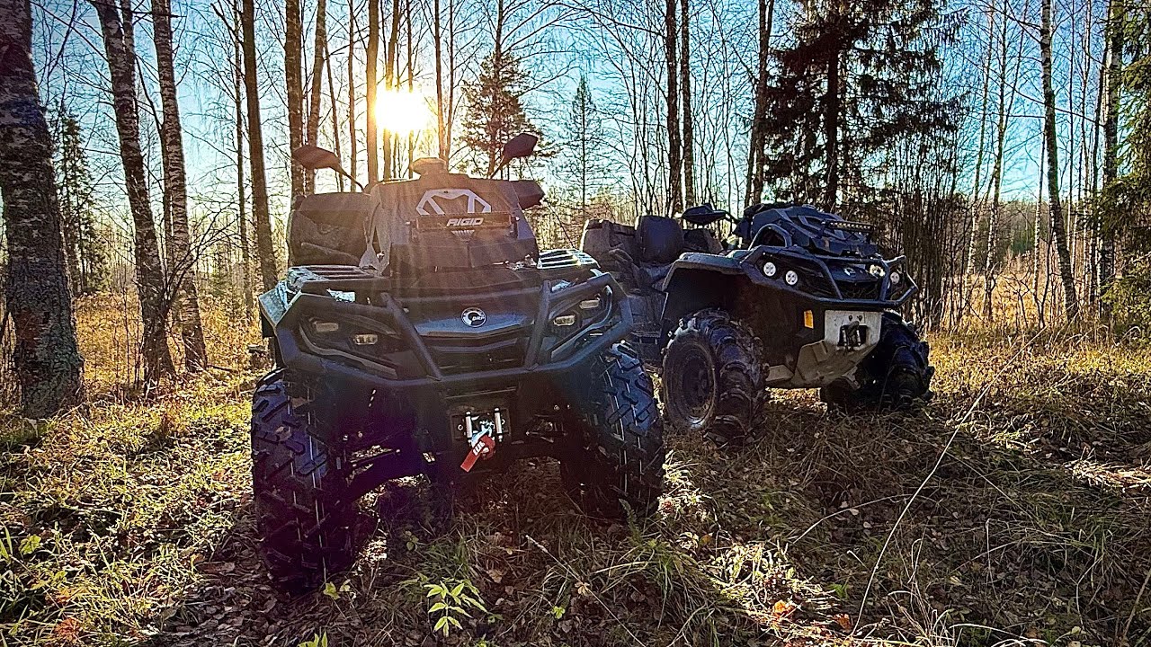Новым маршрутом по знакомым местам. BRP XMR, BRP LTD #brp #offroad #квадроцикл