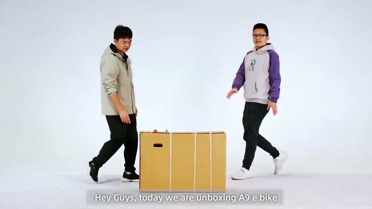 A9 Mini Folding e-bike Unboxing & Assembly--GleeRide