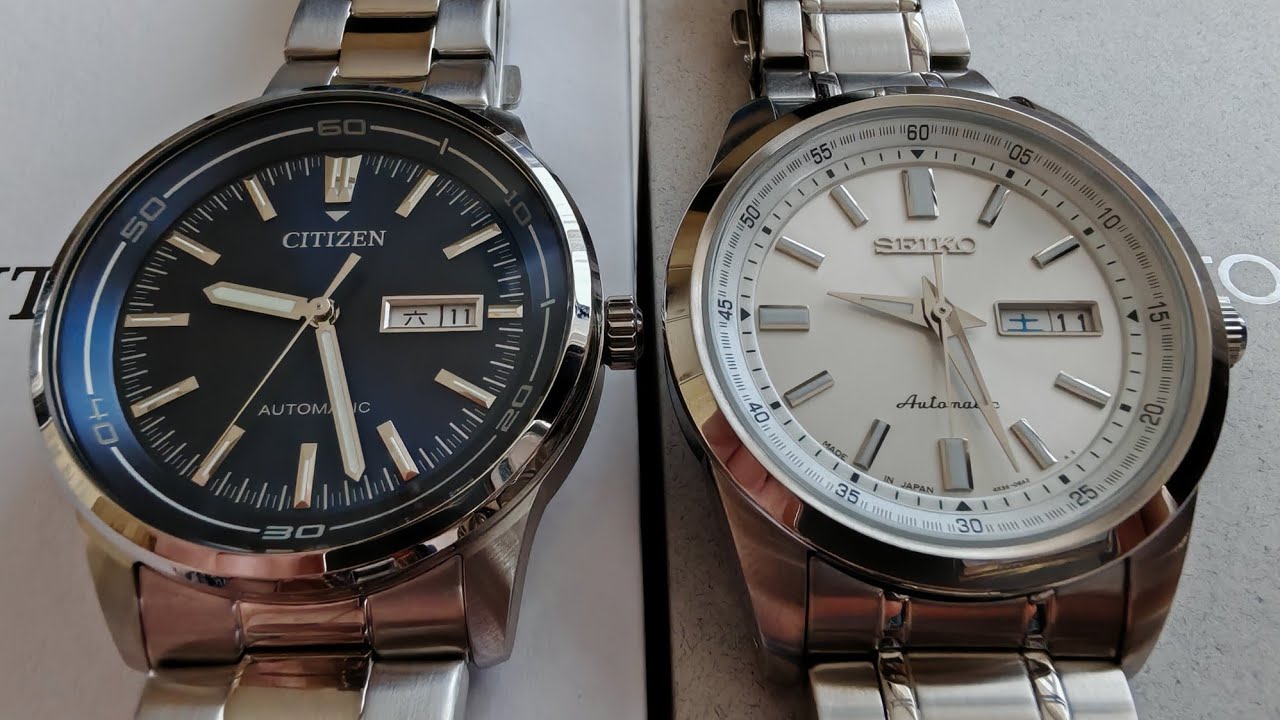 Citizen NH8400 vs Seiko SARV001 / Вы за поребрик или за бордюр? )