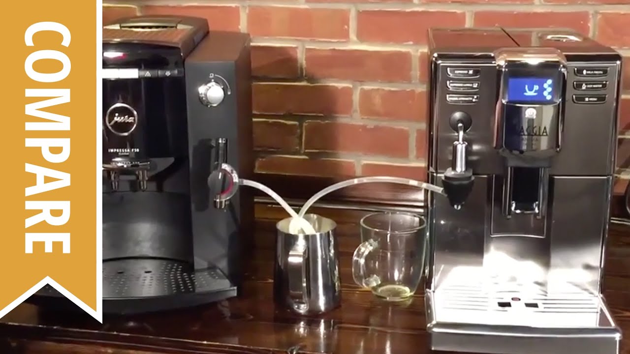 Compare: Gaggia Anima Deluxe and Jura Impressa F50 Classic