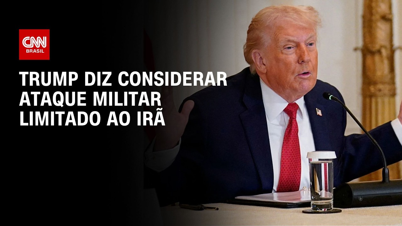 Trump diz que está considerando fazer ataque limitado contra o Irã | BASTIDORES CNN