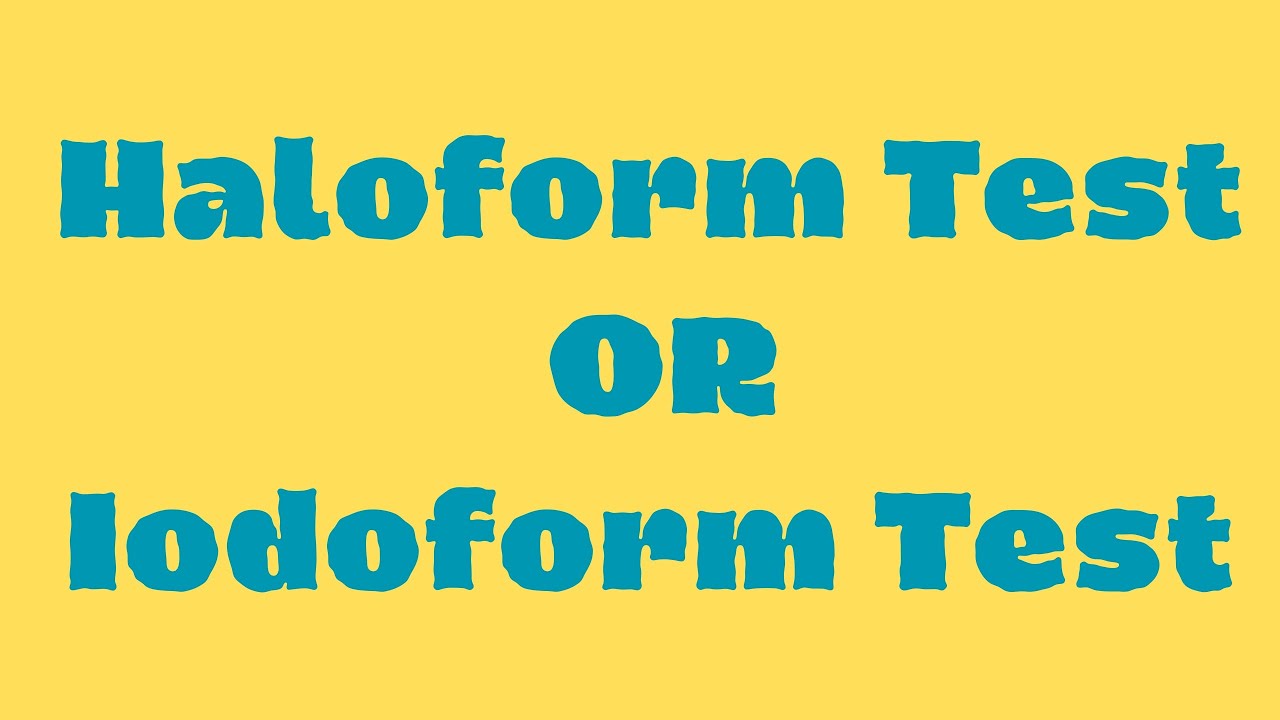🔥🔥Haloform Test or Iodoform Test 🔥🔥 #chemistry #jee #emrs #chemistrynotes #viral 