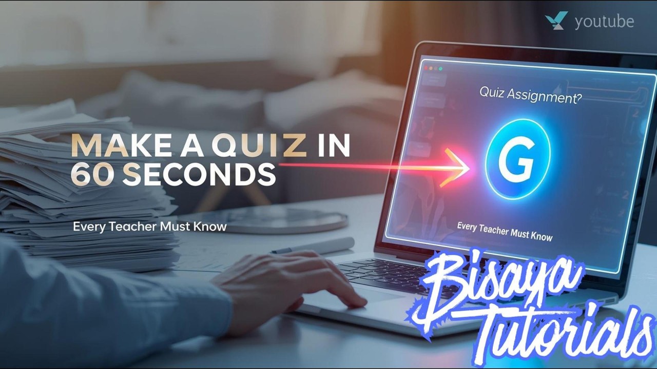 Make an Google Form Online Quiz in 60 Seconds for Any Subject| Bisaya Turorials