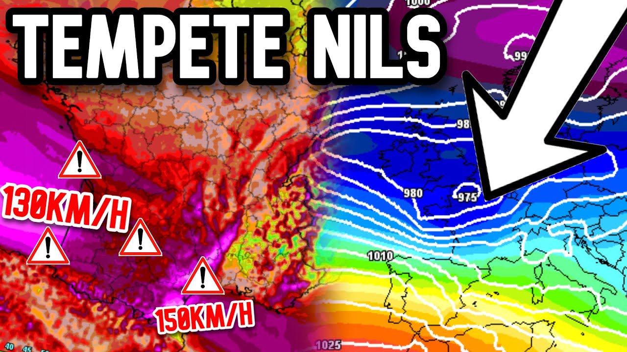 La TEMPÊTE NILS devrait FRAPPER le SUD du pays ! (hebdométéo)