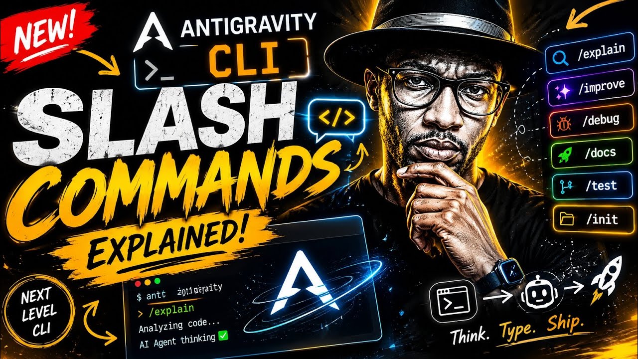 I went through all the slash commands in the new Antigravity cli 
