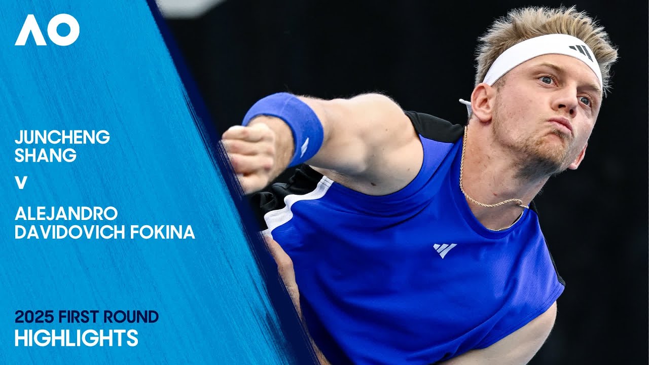 Juncheng Shang v Alejandro Davidovich Fokina Highlights | Australian Open 2025 First Round