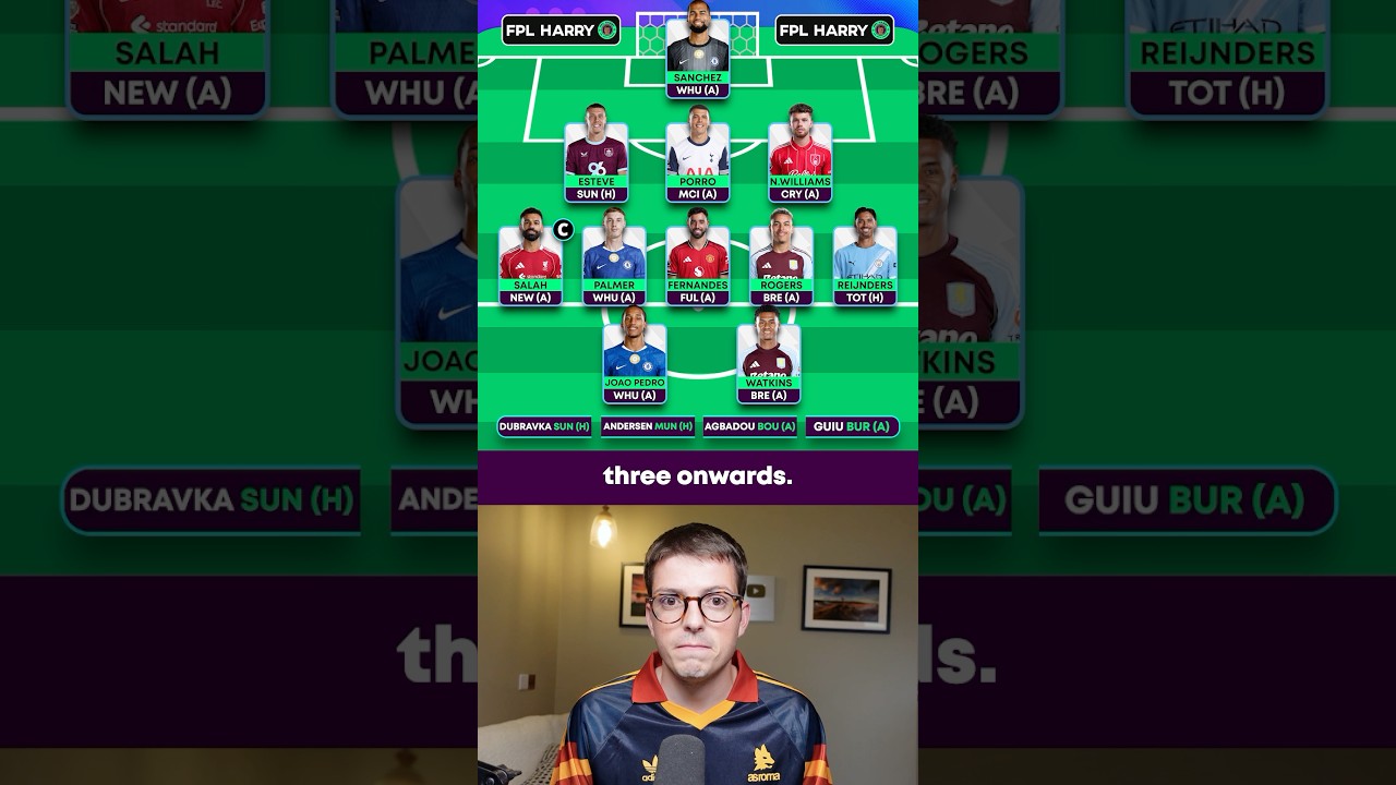 MY FPL GW2 TEAM SELECTION! 🏟️ Palmer issues&hellip; 🥶🤢 #fpl #premierleague #fyp