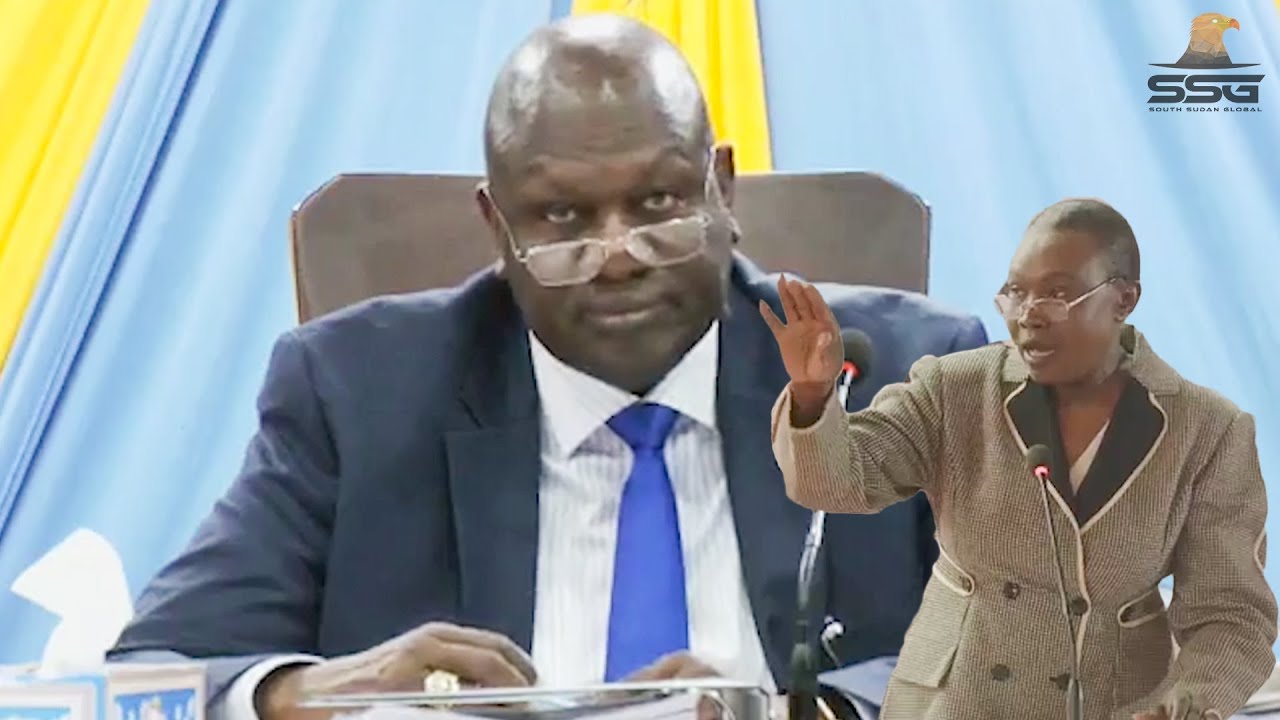 Watch Dr Riek Machar & [Wife] Hon Angelina Teny Engaged in Heated Debate Security Situation in Abyei