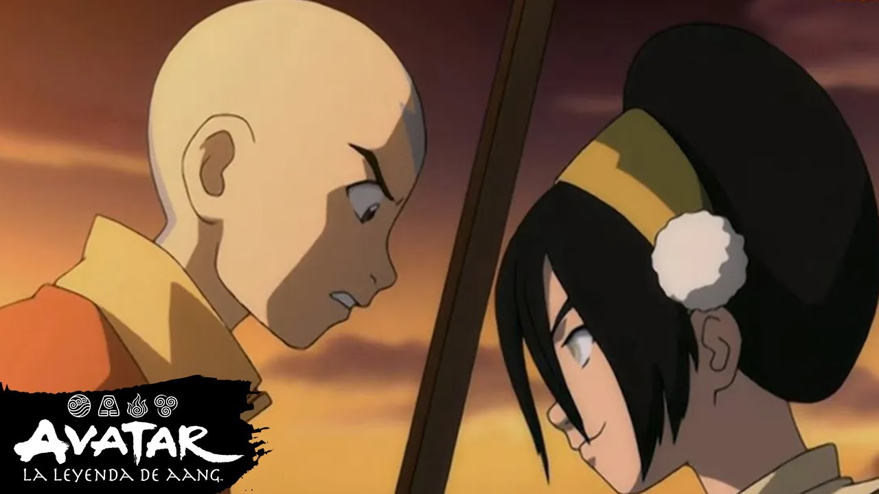 Toph enseña a Aang a hacer Tierra Control | Escena completa | Avatar: La Leyenda de Aang