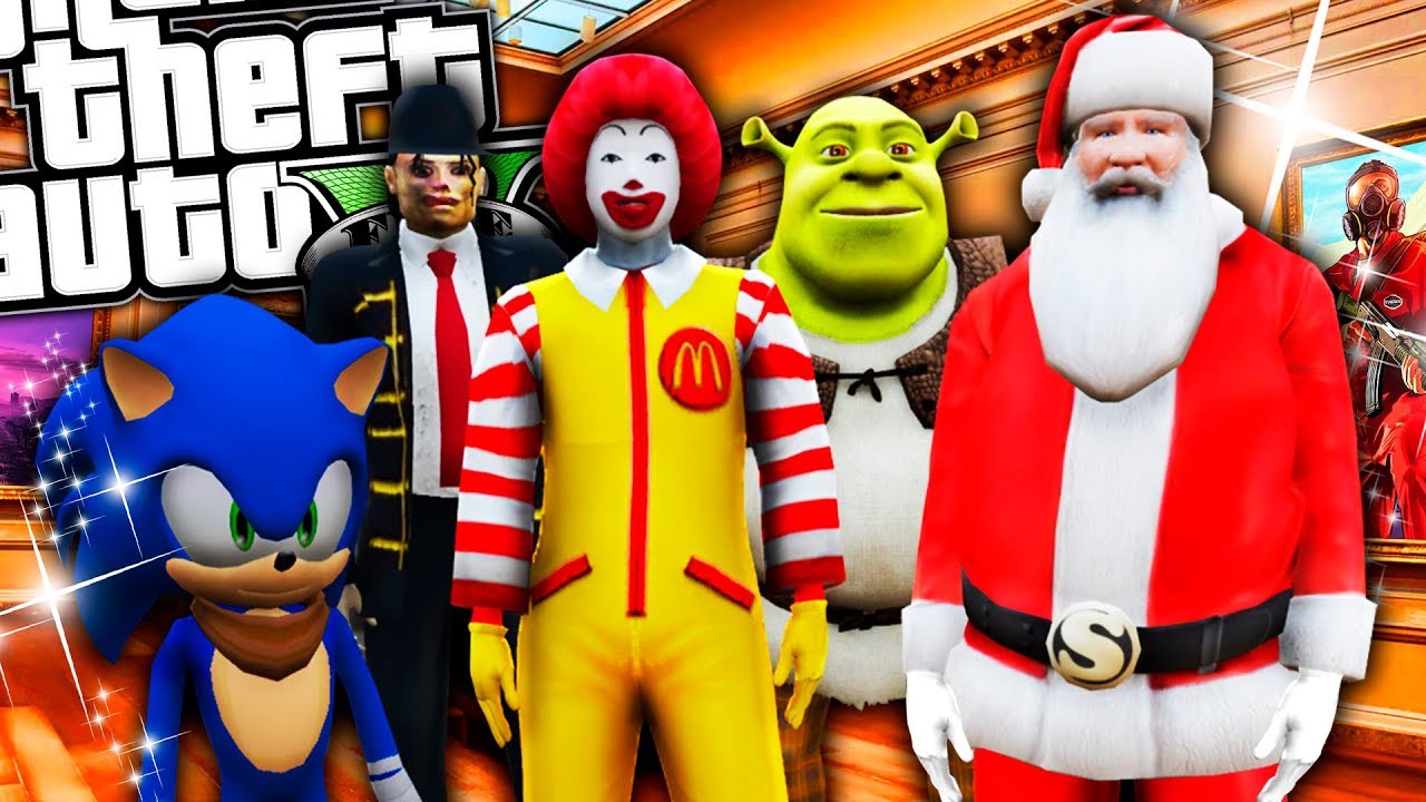 * ENSE&Ntilde;O MI NUEVO MUSEO * (Sonic,Ayuwoki,Shrek) - GTA 5 MODS