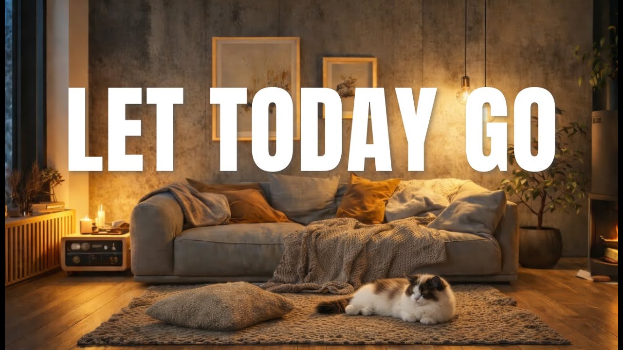 Let Today Go 🌙 Cozy Focus & Calm Ambience | Deep Work, Study, Relax (No Vocals)