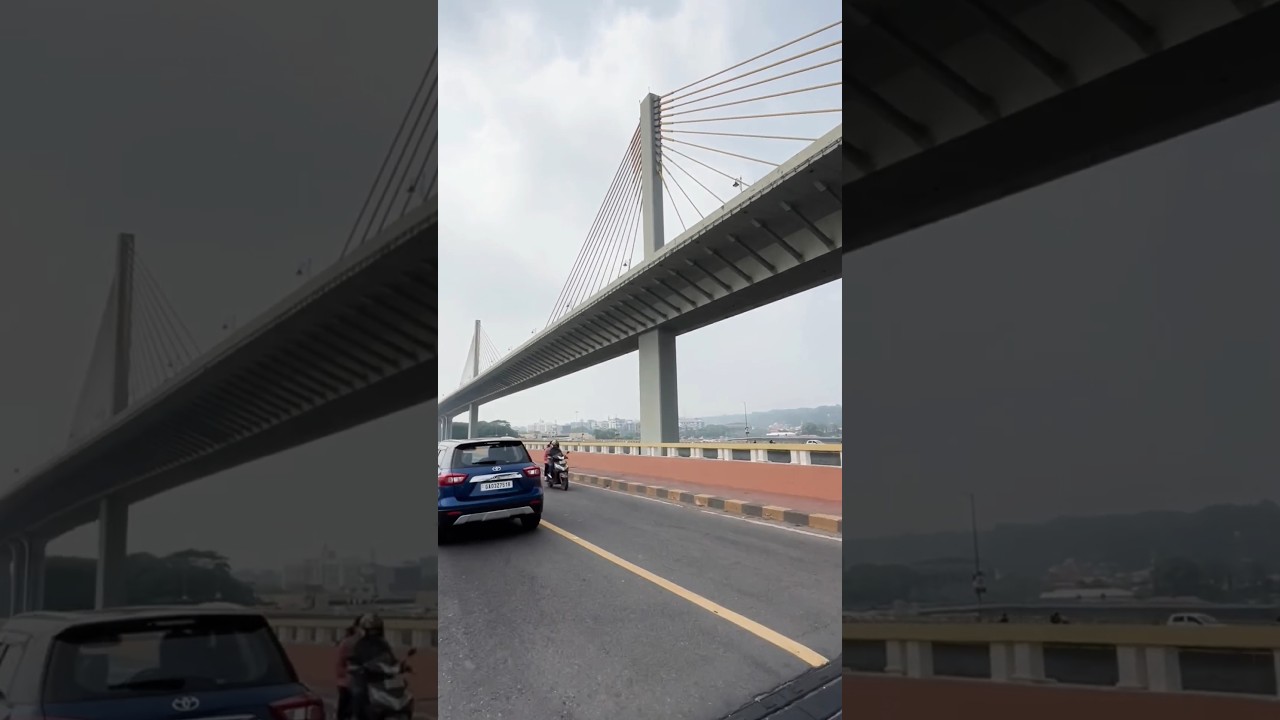 atal setu Bridge Goa Panjim #goa #panjim #atalsetu