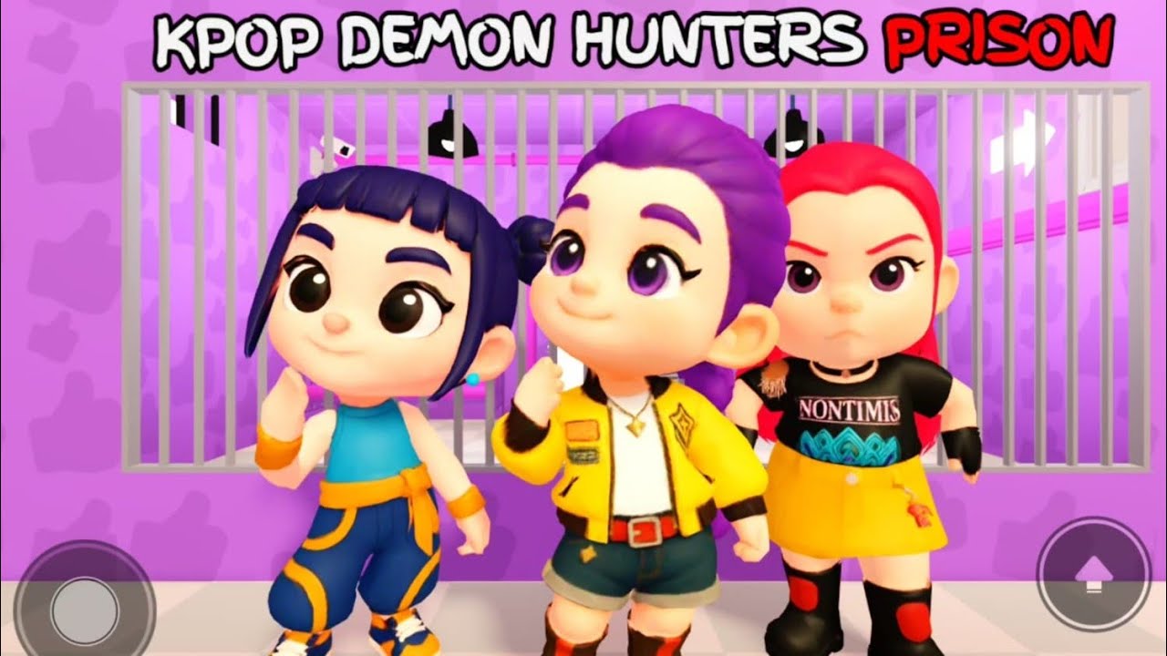 BABY K-POP DEMON HUNTERS PRISON RUN in ROBLOX! 😱🔥 (INSANE ESCAPE CHALLENGE!)