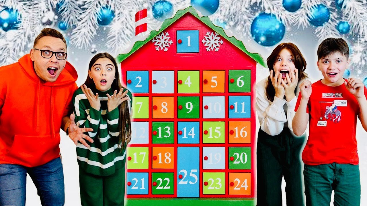 CEL MAI MARE CALENDAR ADVENT ! CE CADOURI VOM DESCOPERI ?