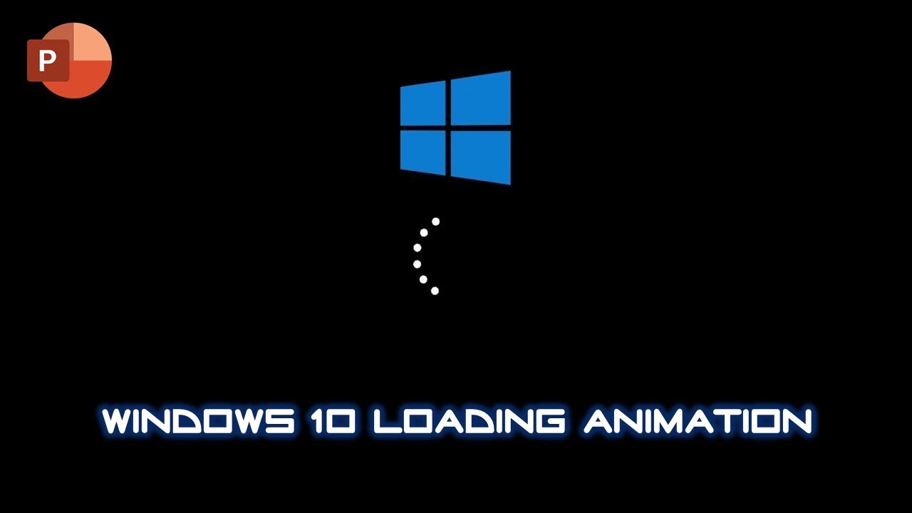 How to Make Windows 10/11 Loading Animation in PowerPoint Tutorial