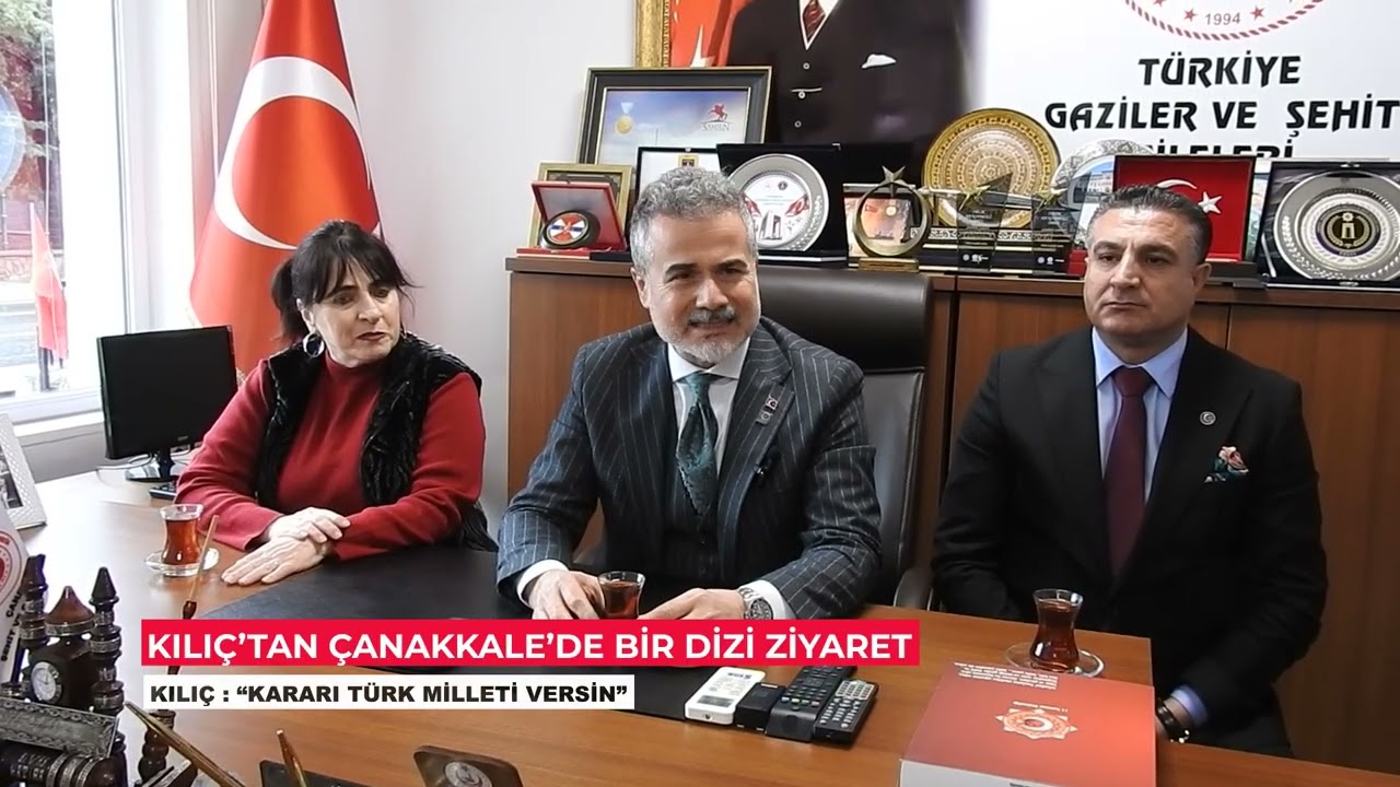 Suat Kılıç Çanakkale’de şehit aileleriyle bir araya geldi