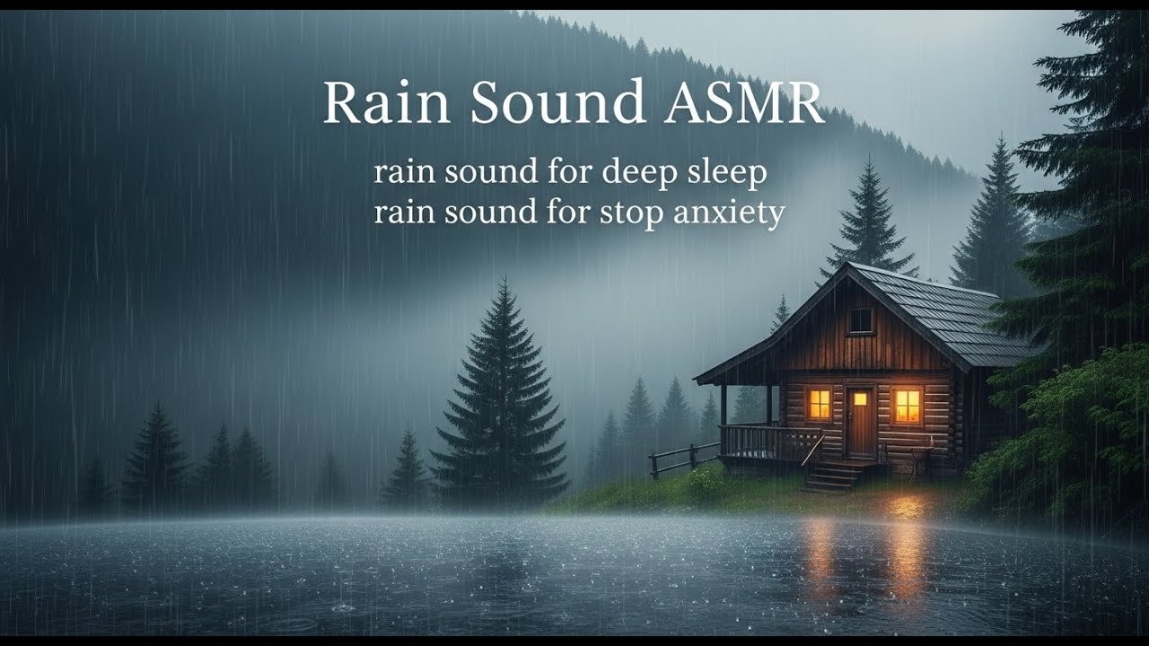 Heavy Rainfall with Rolling Thunder for Deep Sleep and Stress Free Relaxation to Stop Anxiety