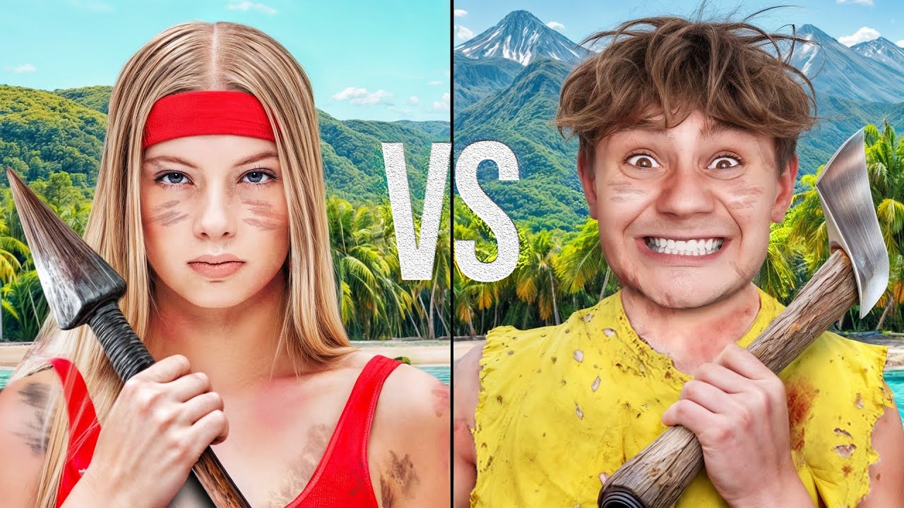 Holky vs Kluci Kdo Přežije na Opu&scaron;těn&eacute;m Ostrově Vyhr&aacute;v&aacute; 10.000 Kč!