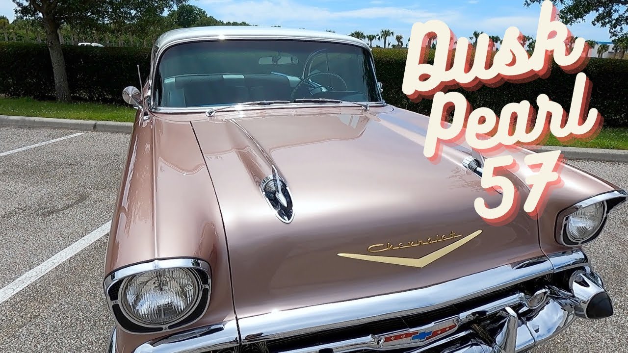 SUPER RARE COLOR on this 57 Chevy Bel Air