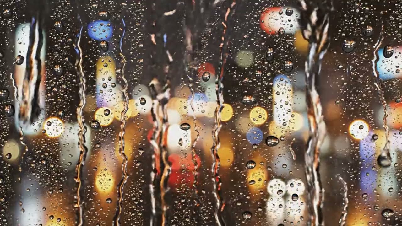 ASMR Rain on Window – Relaxing Sleep & Stress Relief Sounds